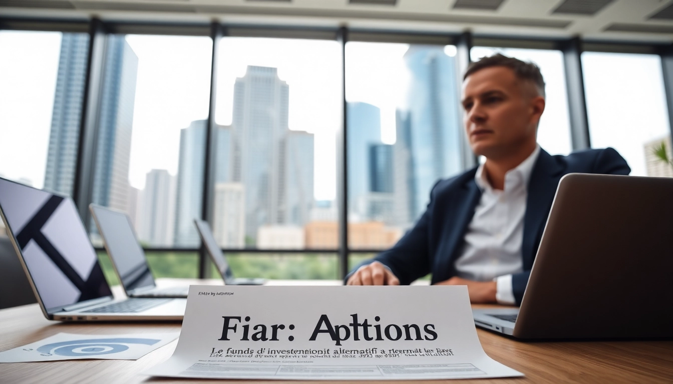 Discussions sur Le fonds d'investissement alternatif réservé dans un environnement professionnel moderne.