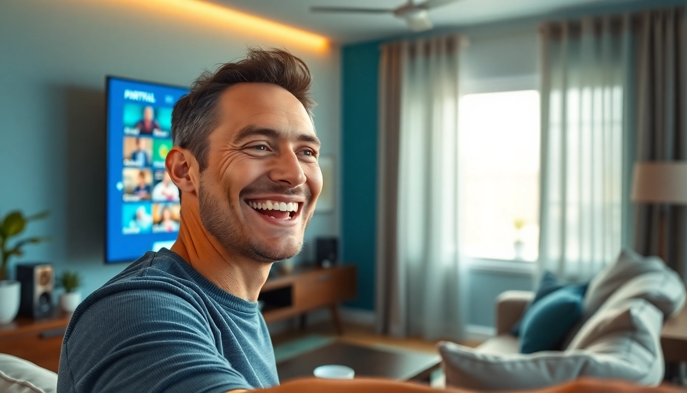 Engage with a vibrant free trial IPTV subscription service showcasing exciting channels.