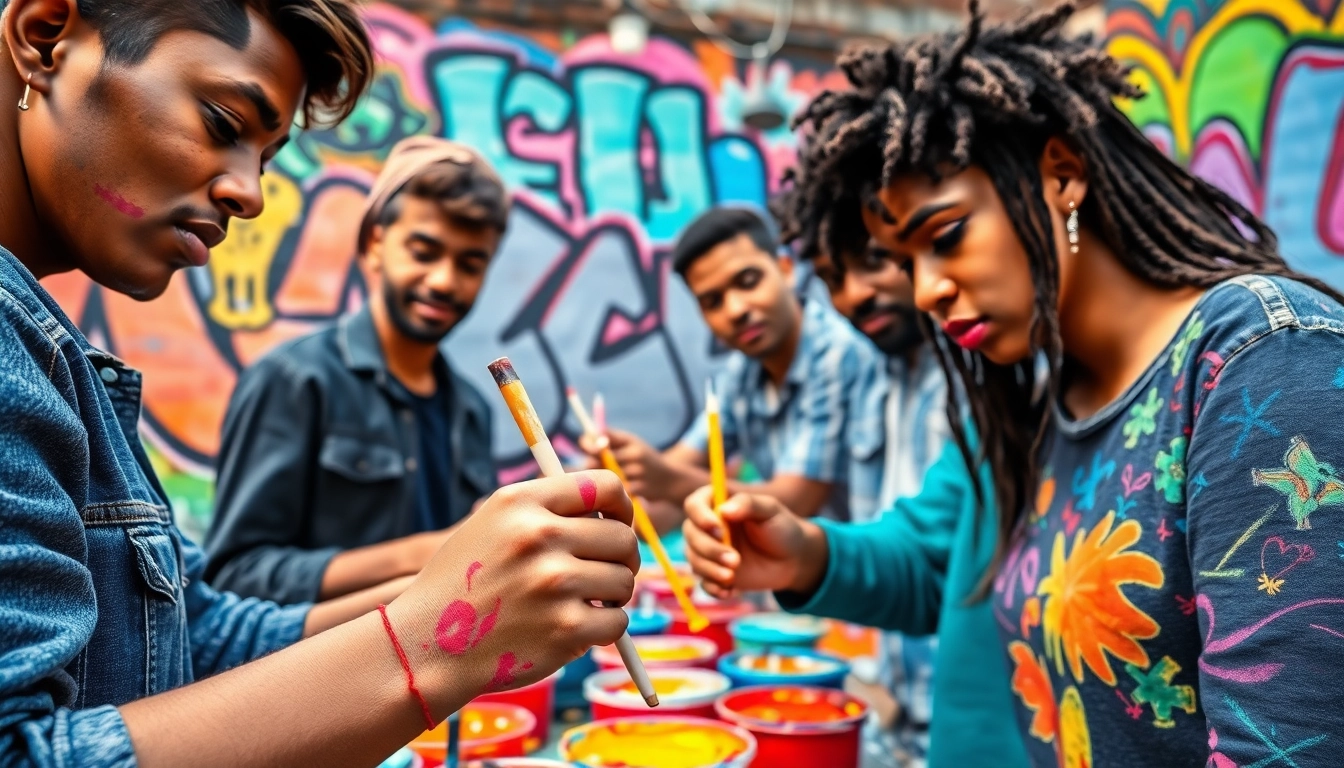 Capturing the spirit of emerging artists in Chicago through vibrant street art and collaboration.