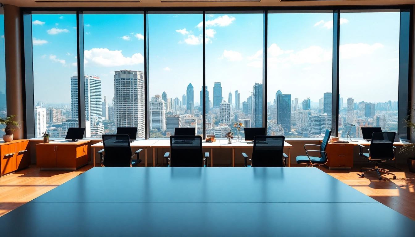 Discover modern commercial office space for rent in Bangalore with vibrant city views.