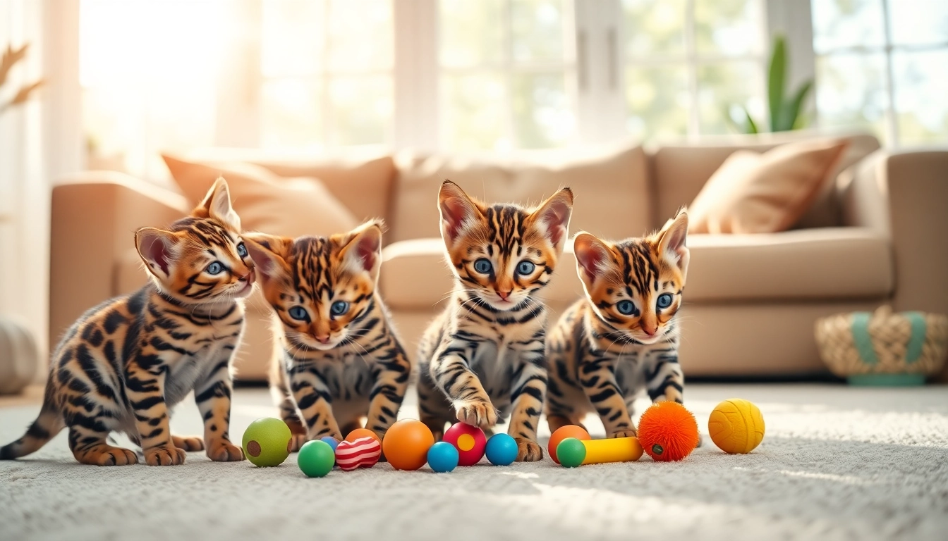 Adopt playful Bengal Kittens for Sale showcasing rosetted patterns in a cozy home setting.