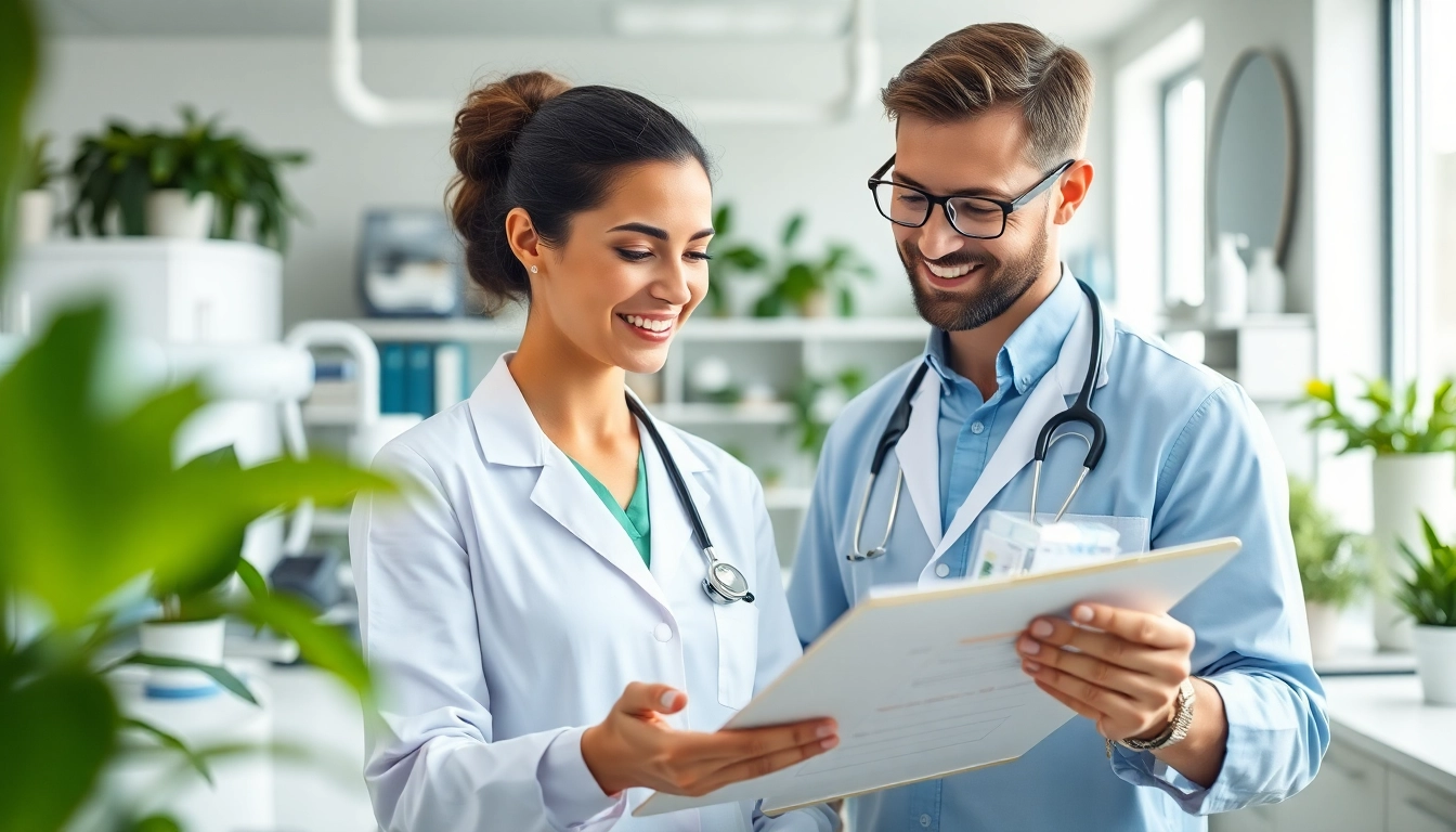 Enhance your journey to Improve Gut Health with diagnostic tools in a professional setting.
