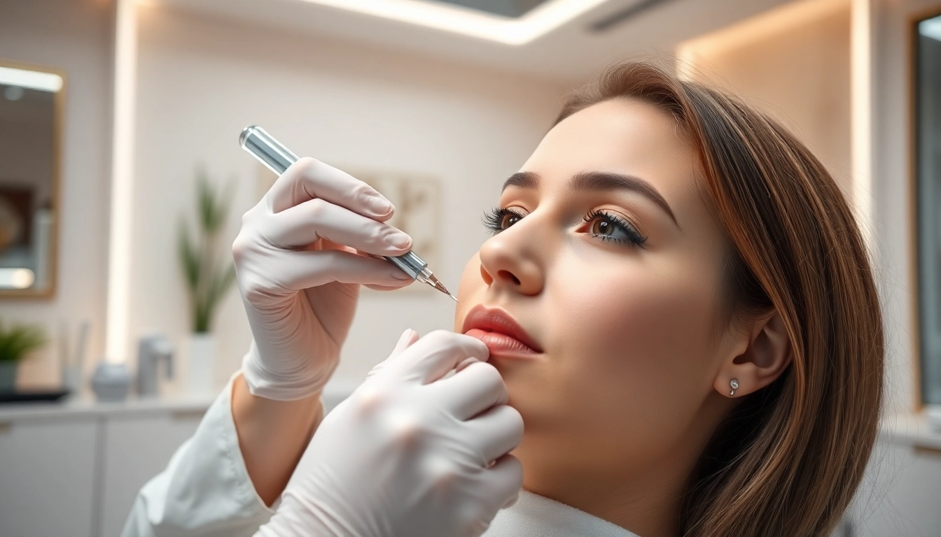Enhancing beauty through filler instagram application at a modern medspa, capturing expertise and care.