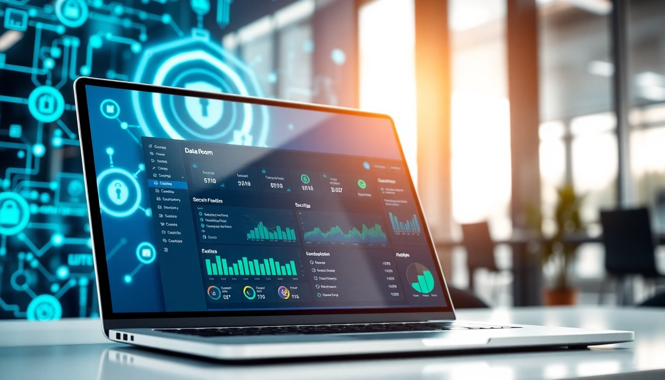 Datenräume visuell darstellen, mit sicherer Benutzeroberfläche und innovativen Sicherheitsmerkmalen.