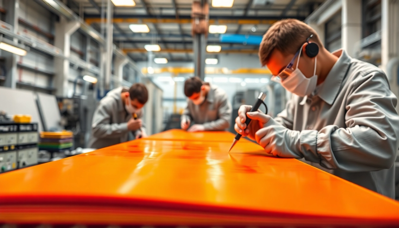 Showcasing epoxy prepregs application in a modern manufacturing setup for optimal insight.