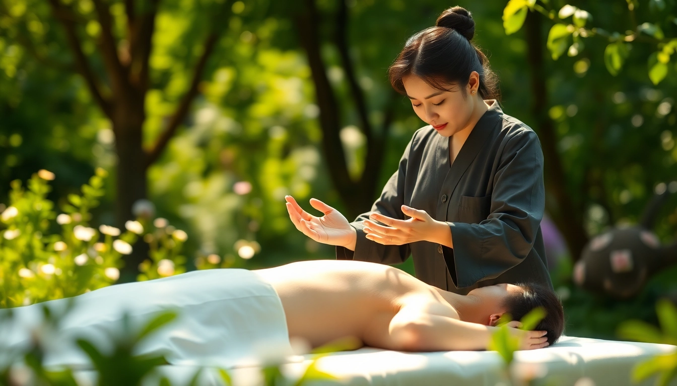 Experience healing journeys at lovehealingexpansion.ca with a serene healer surrounded by nature.