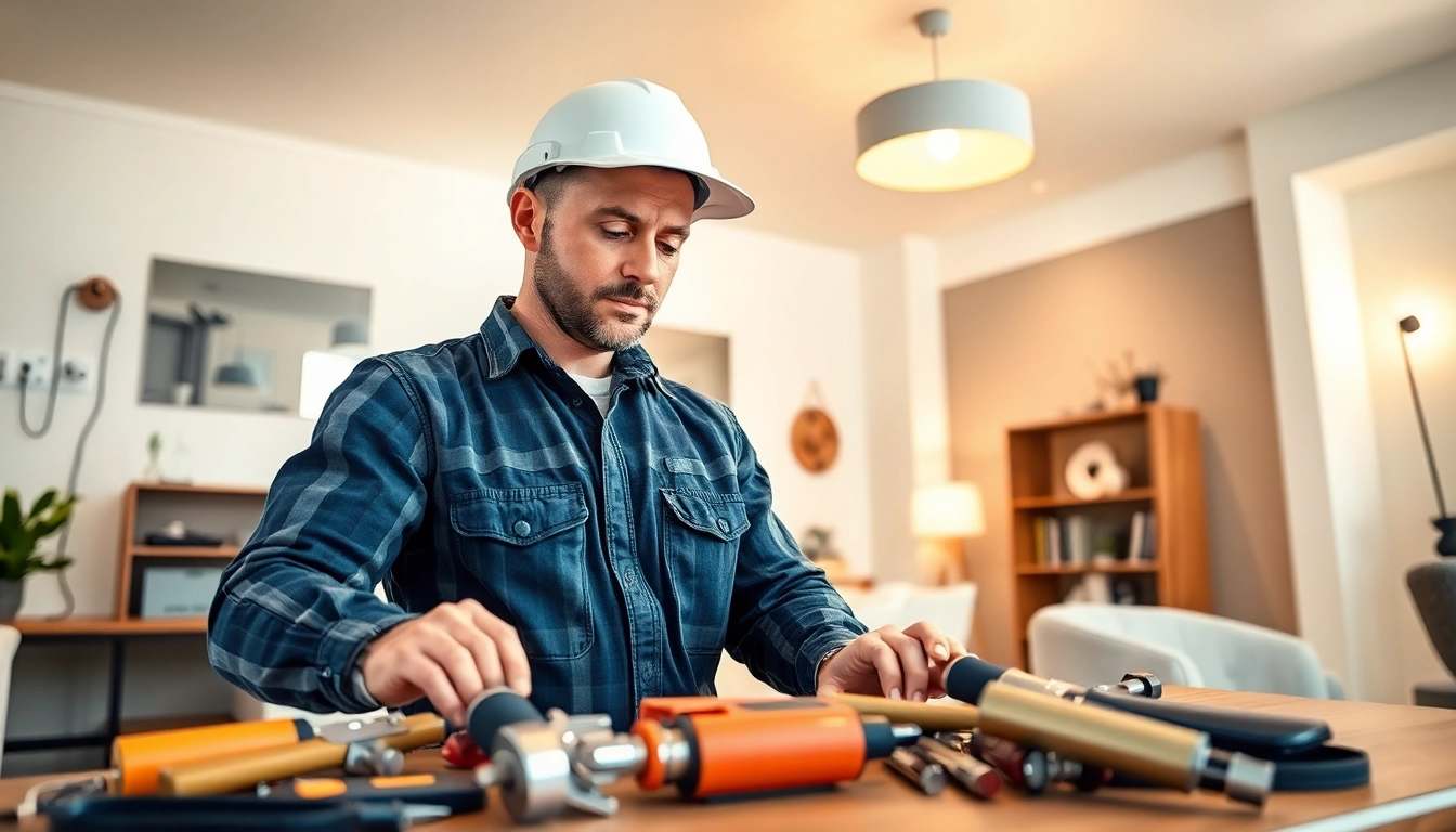 Exemplary Electrical Service by a skilled electrician in a modern home environment.
