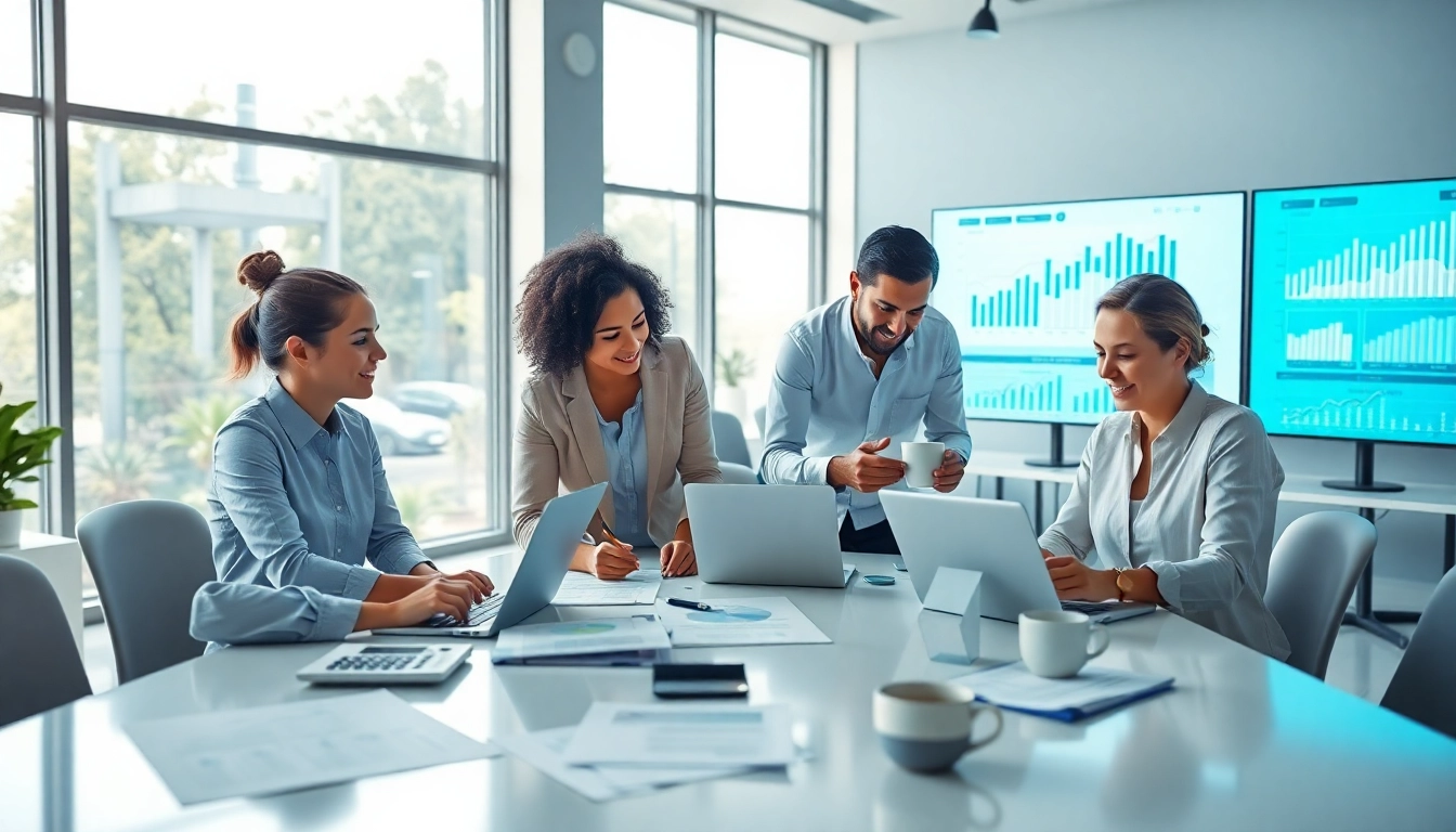 Transform finances with top-notch financial cleanup services in a collaborative office environment.