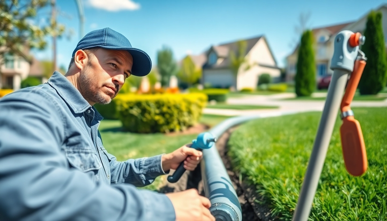Plumber providing expert Drainage Service Sydney in a residential setting.