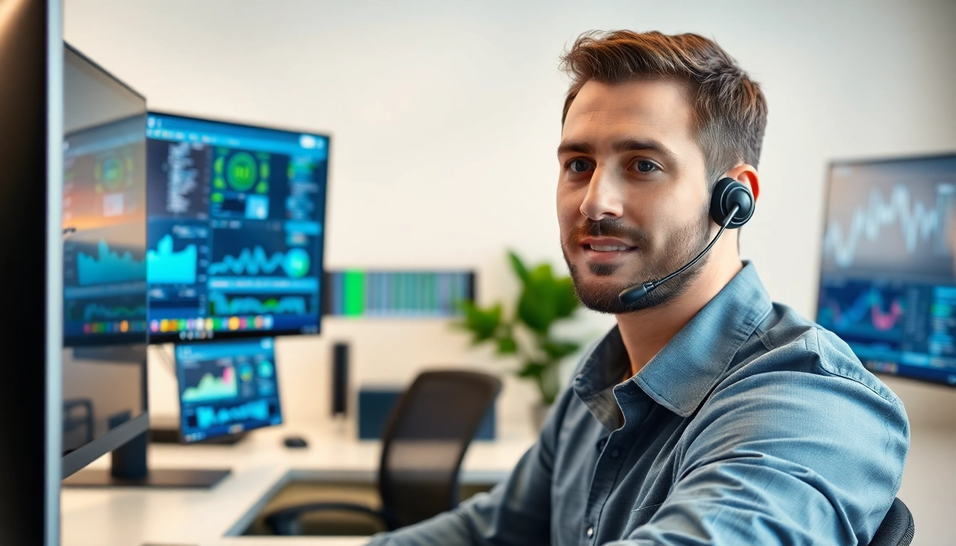 Providing Remote IT Support Markham with a technician assisting via video call.