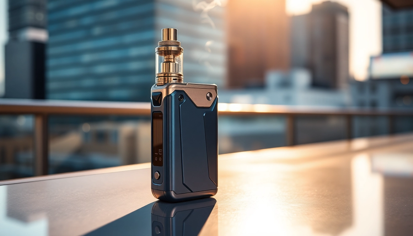 Vaping with FIFTY BAR 20K showcasing its sleek design in a modern environment.