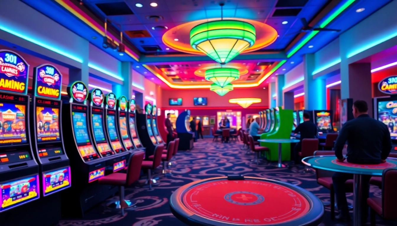 Jouez dans un casino démo lumineux avec une atmosphère dynamique et des jeux captivants.