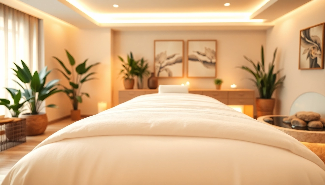 Relax and rejuvenate at this massage spa near me, featuring calming décor and inviting ambiance.