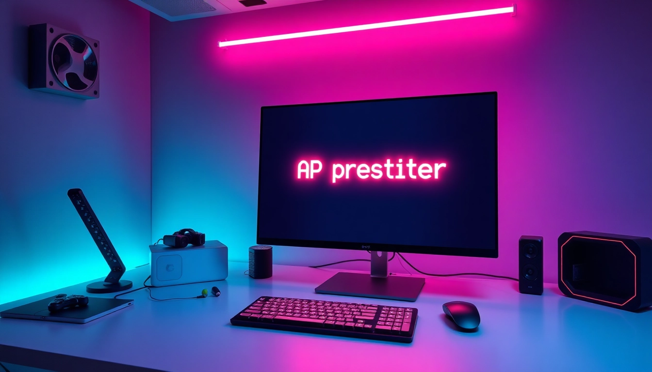 Generate an ai prompt in a futuristic digital workspace featuring a glowing AI interface.