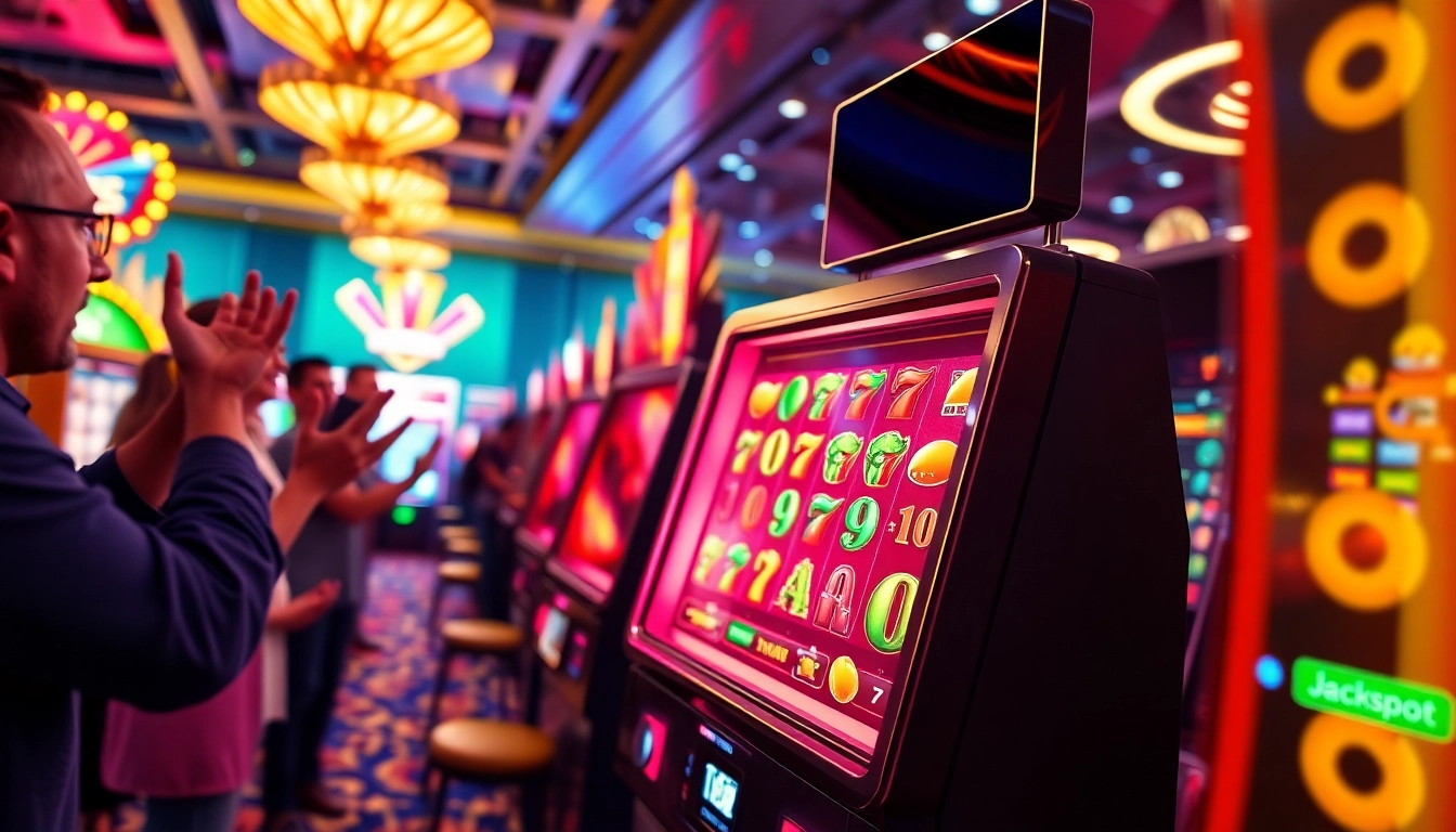 Tampilkan permainan kaikoslot yang menegangkan dengan slot mesin berwarna cerah.