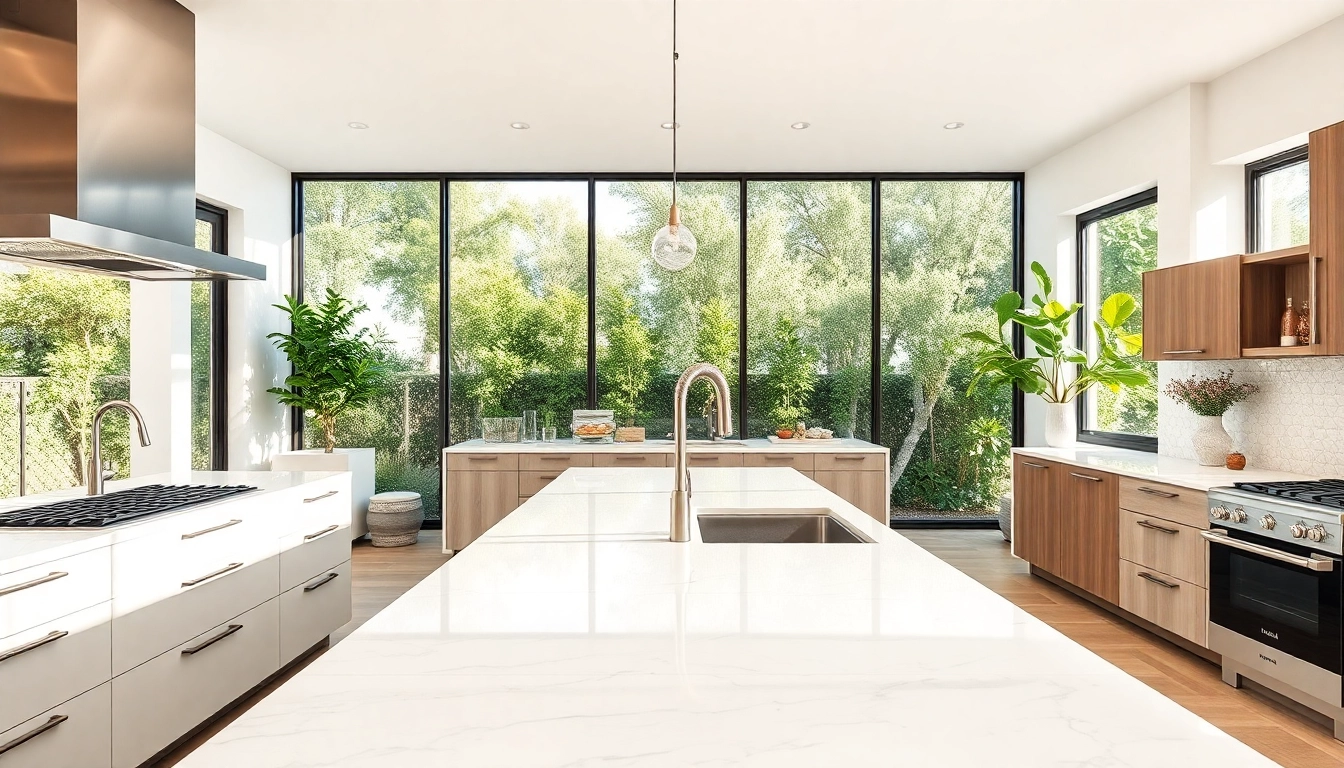 Transform your space with kitchen remodeling Palm Springs showcasing a modern design and spacious layout.