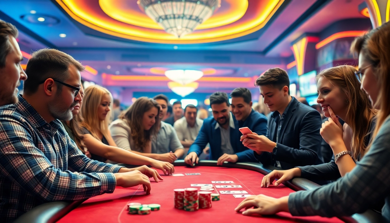 Engage in thrilling cs5 Betting activities at a lively casino table with excited punters.