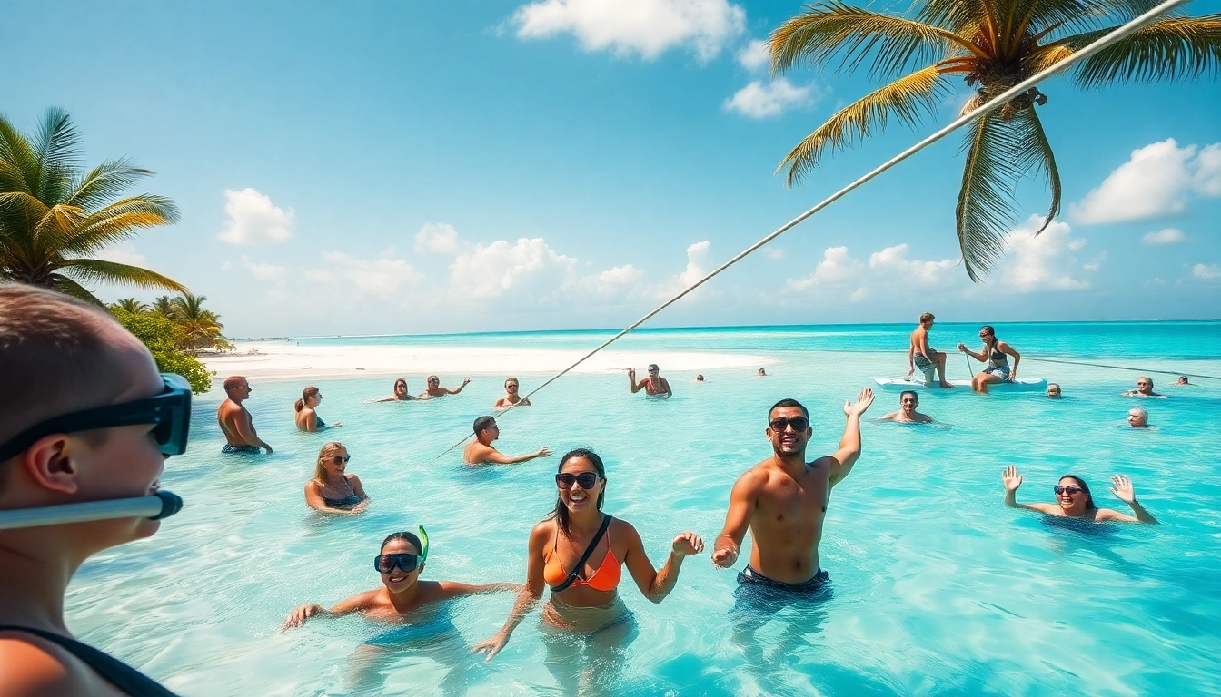 Experience unforgettable adventures with Harvest Caye Tours Belize featuring snorkeling and ziplining.