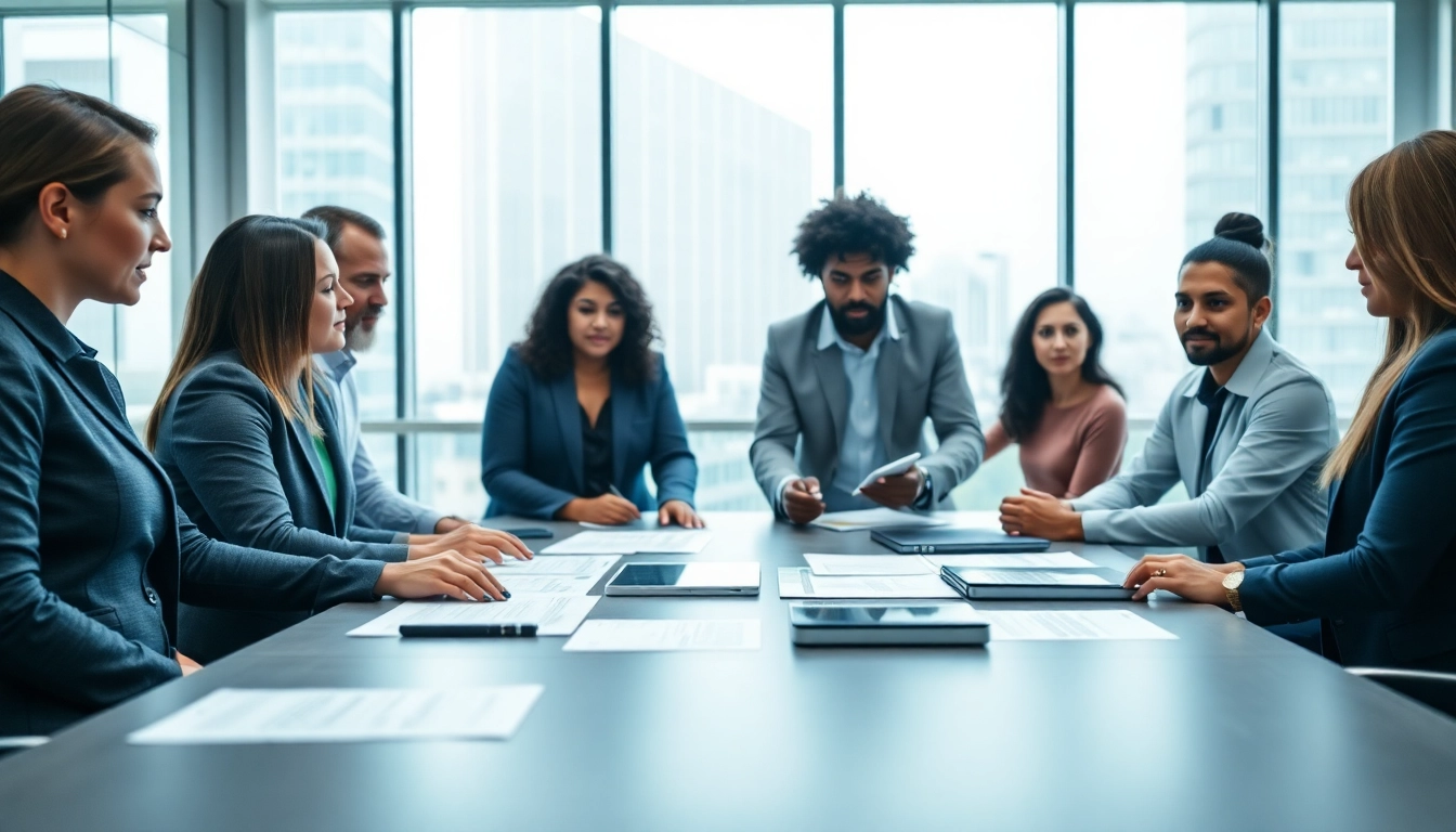 NCR Registration discussion among diverse professionals in a conference room setting.