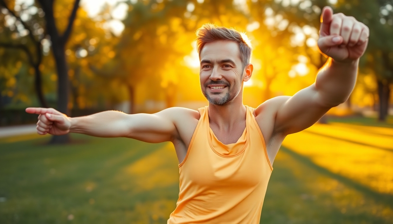 Person actively demonstrating how to boost metabolism naturally through outdoor exercise in a bright morning setting.